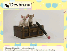 Tablet Screenshot of devon.nu
